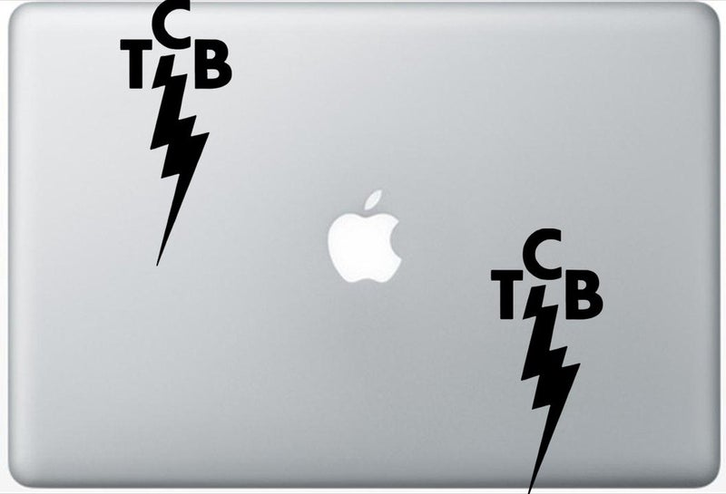 Elvis TCB Taking Care of Business FlashDecals3613 Set of Two (2X), Decal, Sticker, Laptop, Ipad, Car, Truck